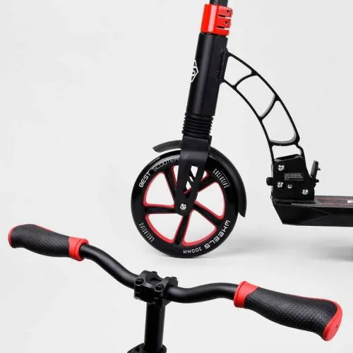 Самокат двоколісний Best Scooter 200 мм PU для дорослих та дітей амортизований міський транспорт