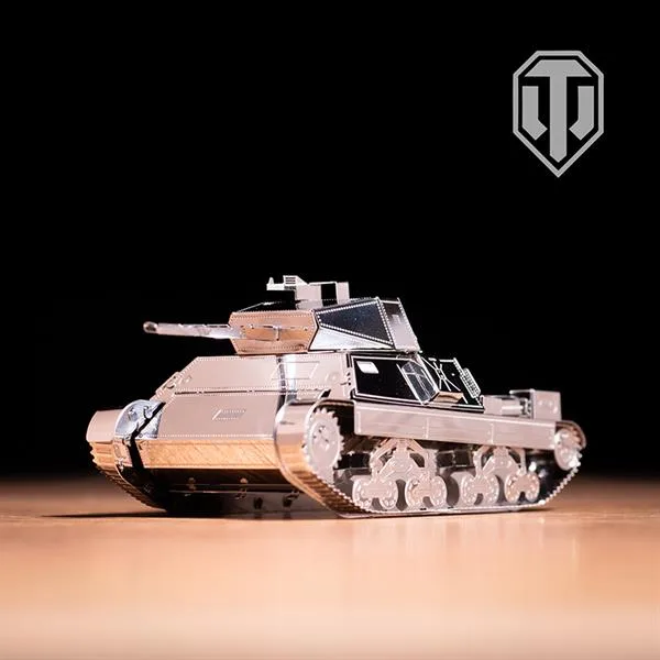 Конструктор Metal Time з нержавіючої сталі 17х1х19 см для складання танка World of Tanks