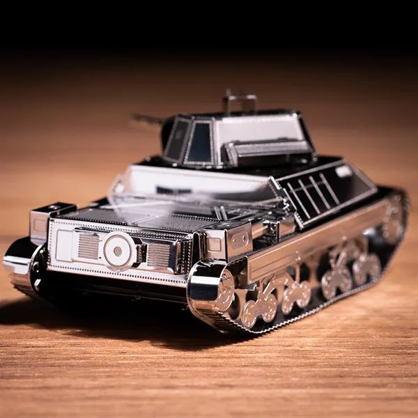 Конструктор Metal Time з нержавіючої сталі 17х1х19 см для складання танка World of Tanks