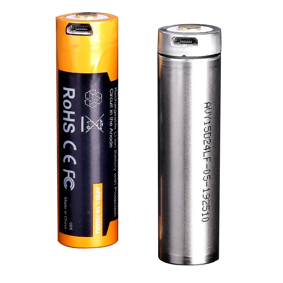 Акумулятор Li-Ion 18650 Fenix 3500 mAh з USB зарядкою