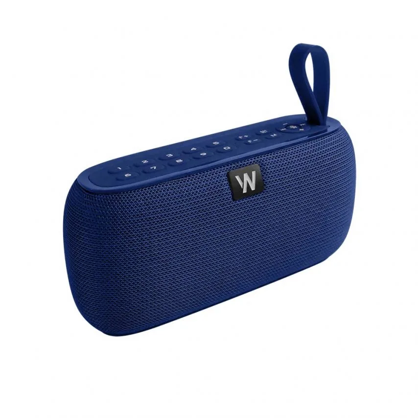 Портативна колонка WALKER Bluetooth 5Вт 1200мАг 189х64х84 мм Синя