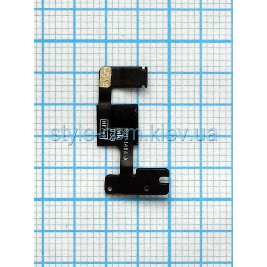 Шлейф для iPad 3 з мікрофоном Original Quality 15 см Чорний