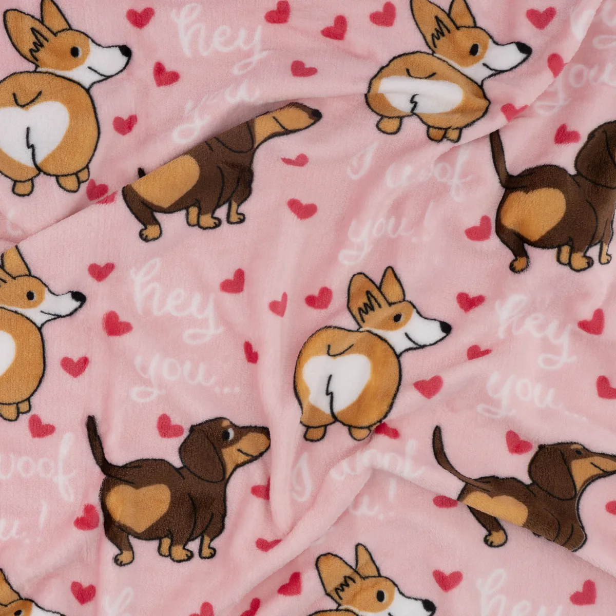 Плед ARDESTO Flannel 160х200см 100% поліестер з песиками для спальні вітальні дитини та пікніка