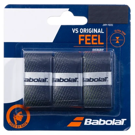 Обмотка Babolat поліуретан 3 шт чорна