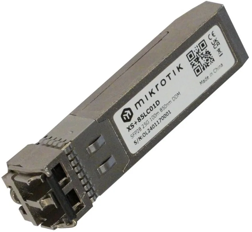 Трансивер MikroTik XS+85LC01D SFP28, MM, 100м, LC