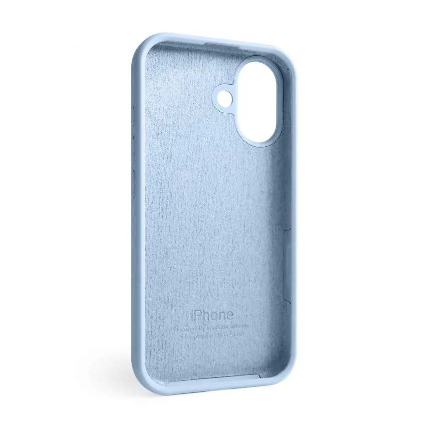 Чохол Silicone Case для Apple iPhone силікон 17 блакитний