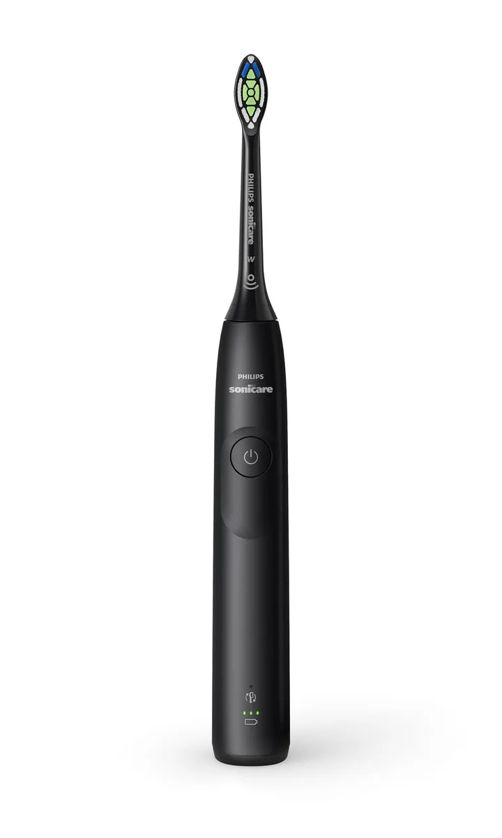 Електрична зубна щітка Philips Sonicare чорна середньої жорсткості з футляром 62 тис коливань на хвилину