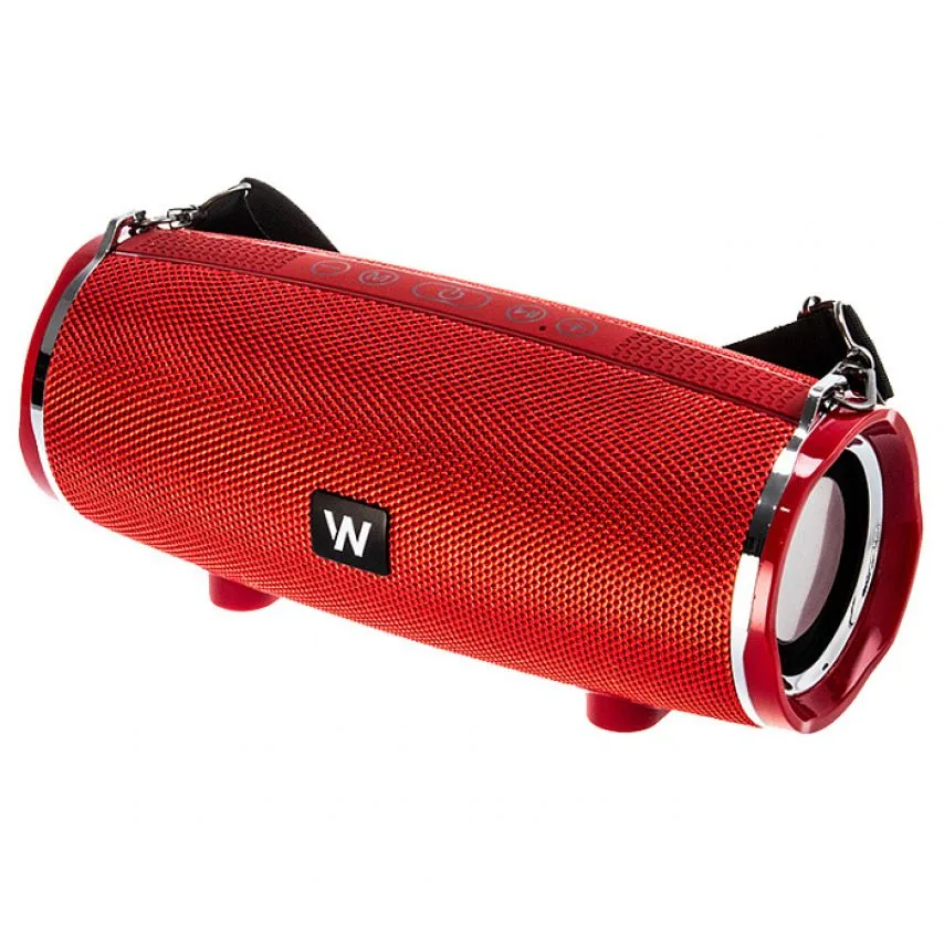 Портативная колонка WALKER Bluetooth 7 Вт 230х94х98 мм Красная