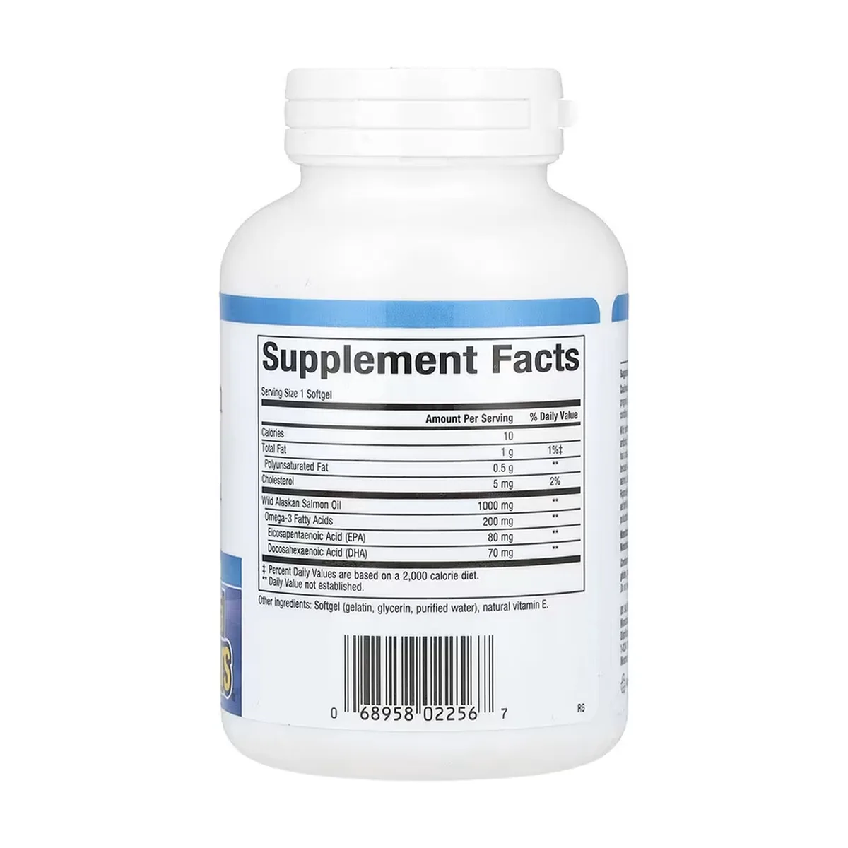 Лососевый жир Natural Factors 1000 мг 90 капсул