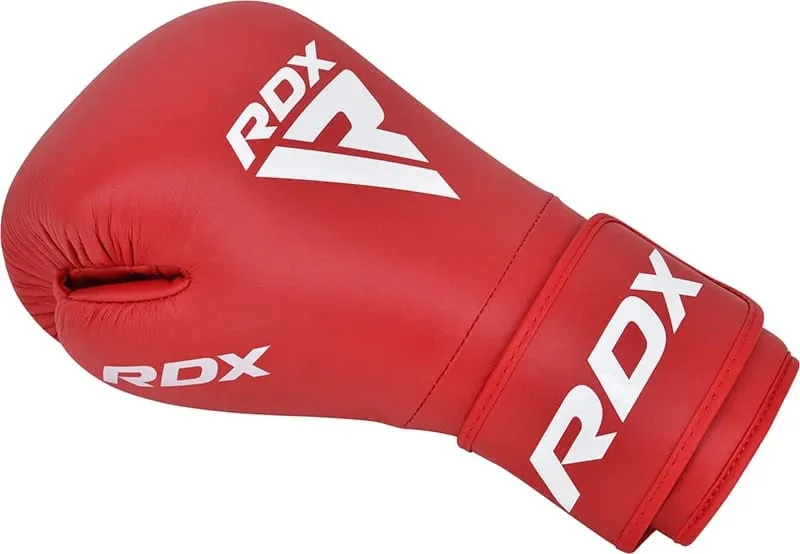 Боксерські рукавиці RDX штучна шкіра 10 унцій червоний