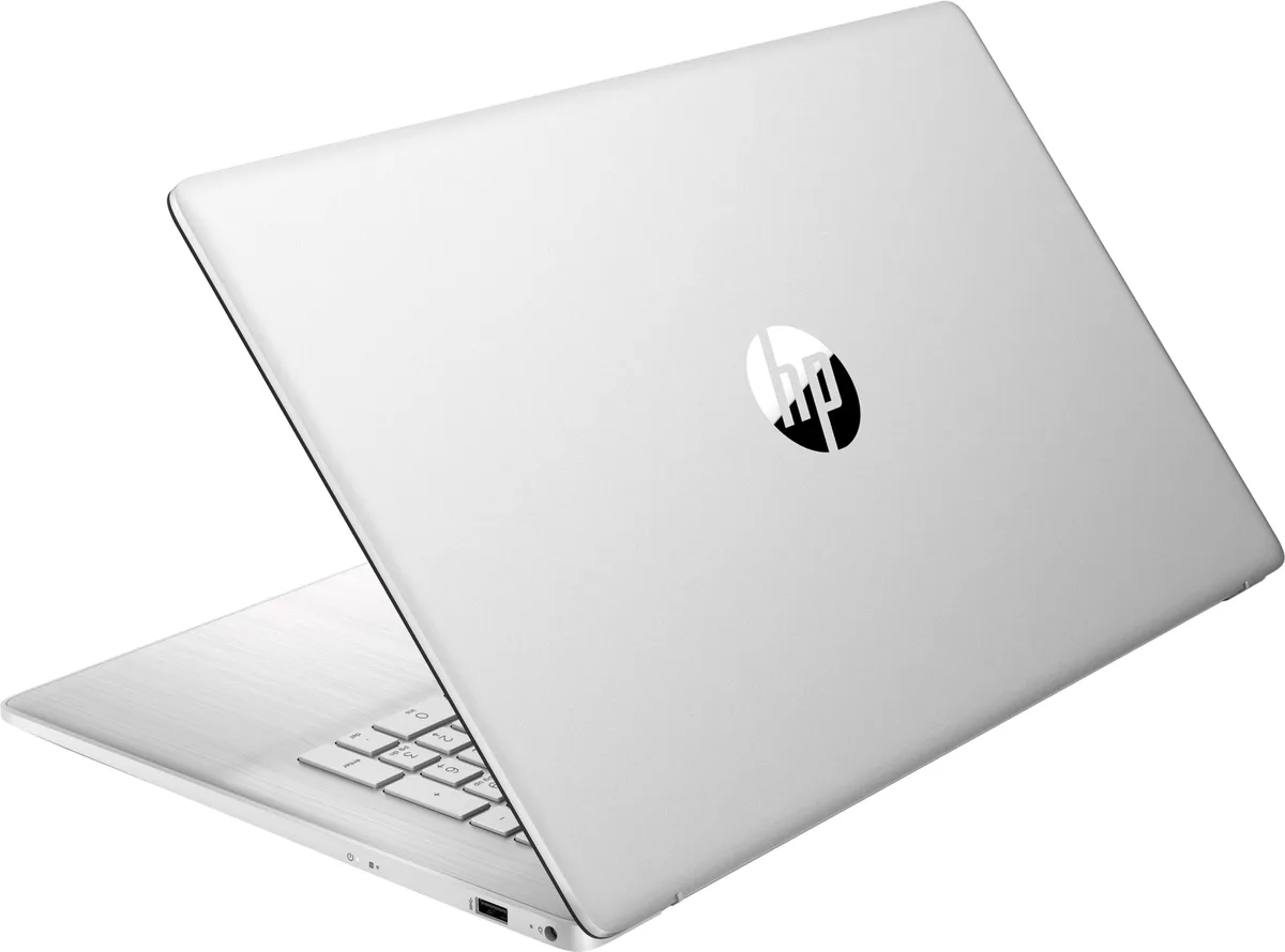 Ноутбук HP 17-cp2041ua 17.3" FHD IPS AG, AMD R5-7520U, 16GB, F512GB, UMA, DOS, сріблястий