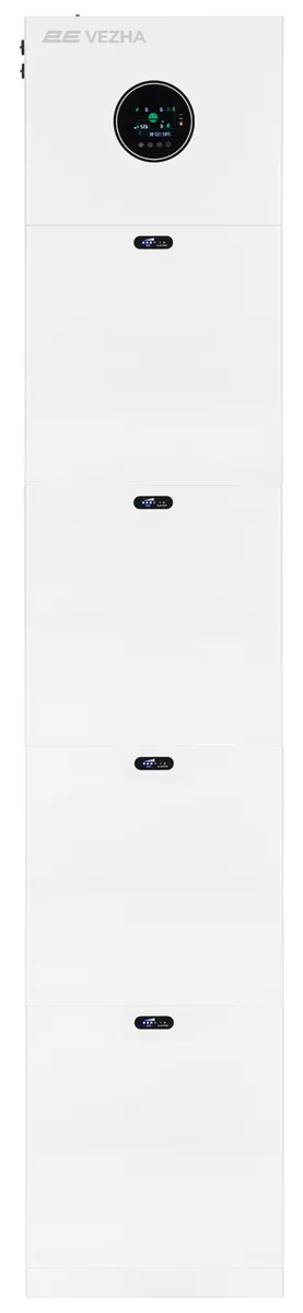 Система резервного живлення 2E PowerWall Vezha, 5000 Вт, 20.48 кВт/год, MPPT 5.5 кВт, WiFi, розширення ємності, паралельне підключення