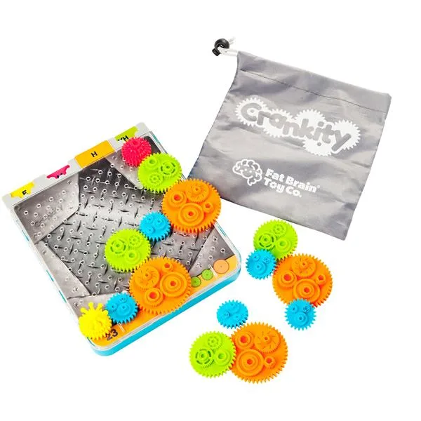 Гра-головоломка Fat Brain Toys пластикова 23х19 см різнокольорова шестерня