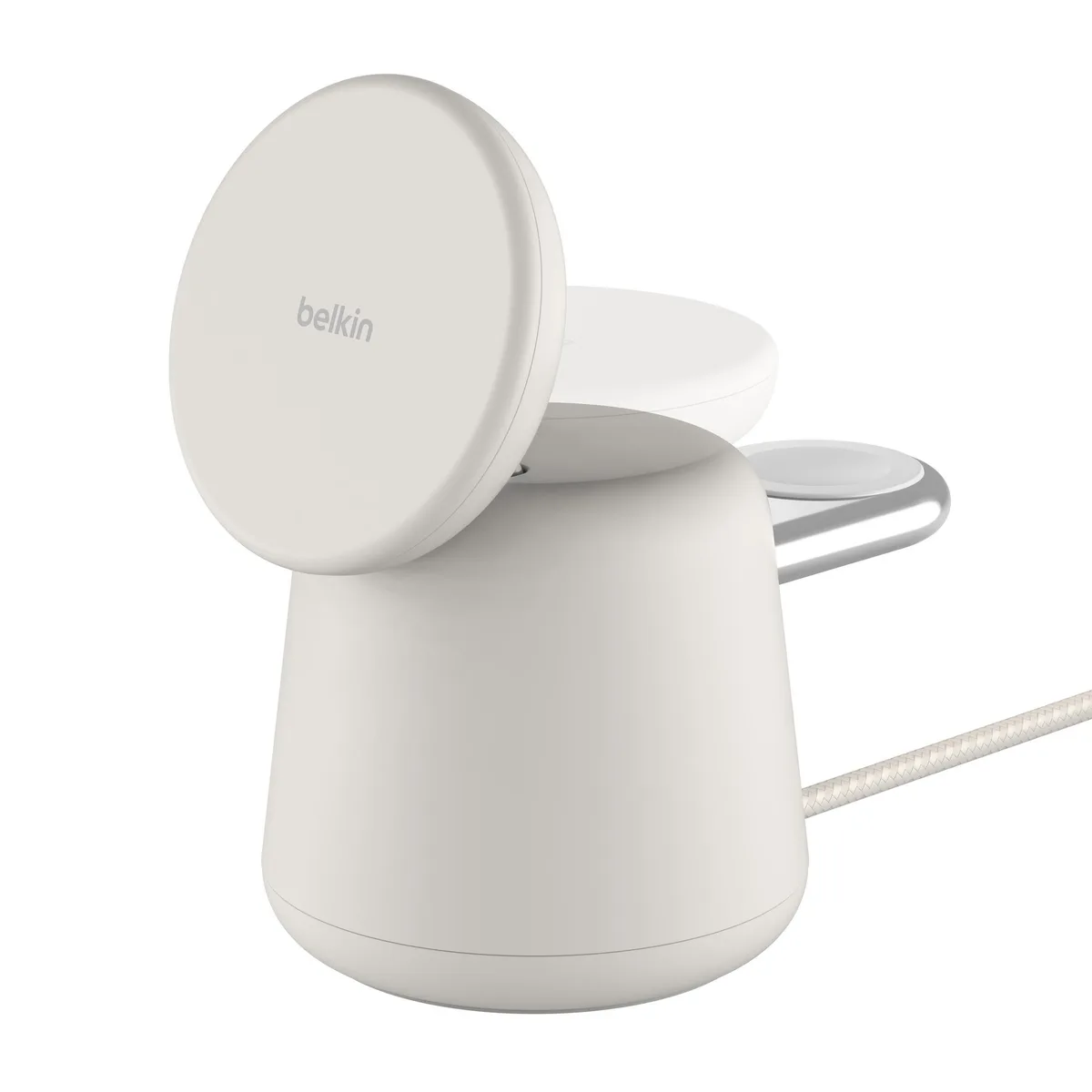 Зарядное устройство беспроводное Belkin 2в1 MagSafe для iPhone/Watch/AirPods, Sand Mass