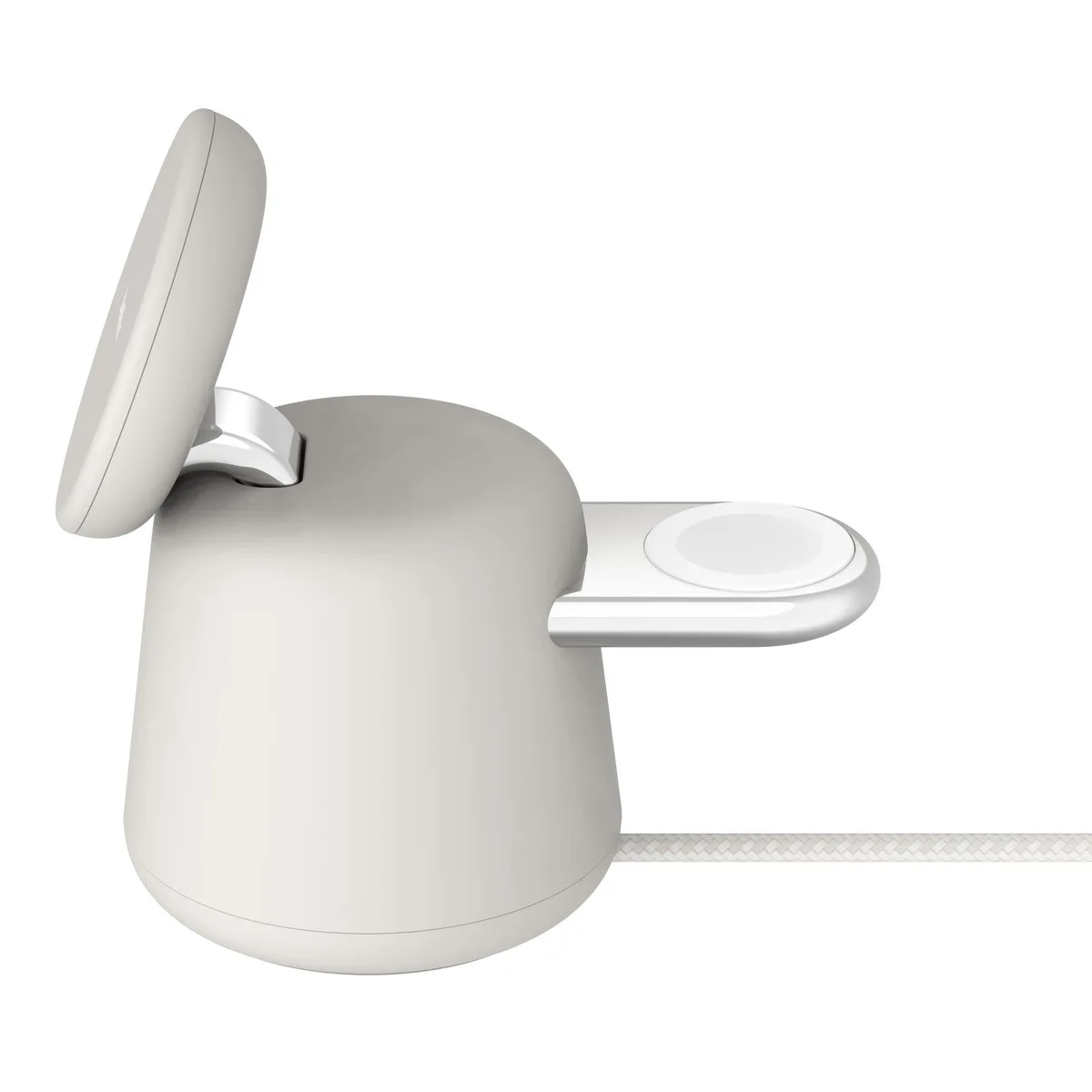 Зарядное устройство беспроводное Belkin 2в1 MagSafe для iPhone/Watch/AirPods, Sand Mass