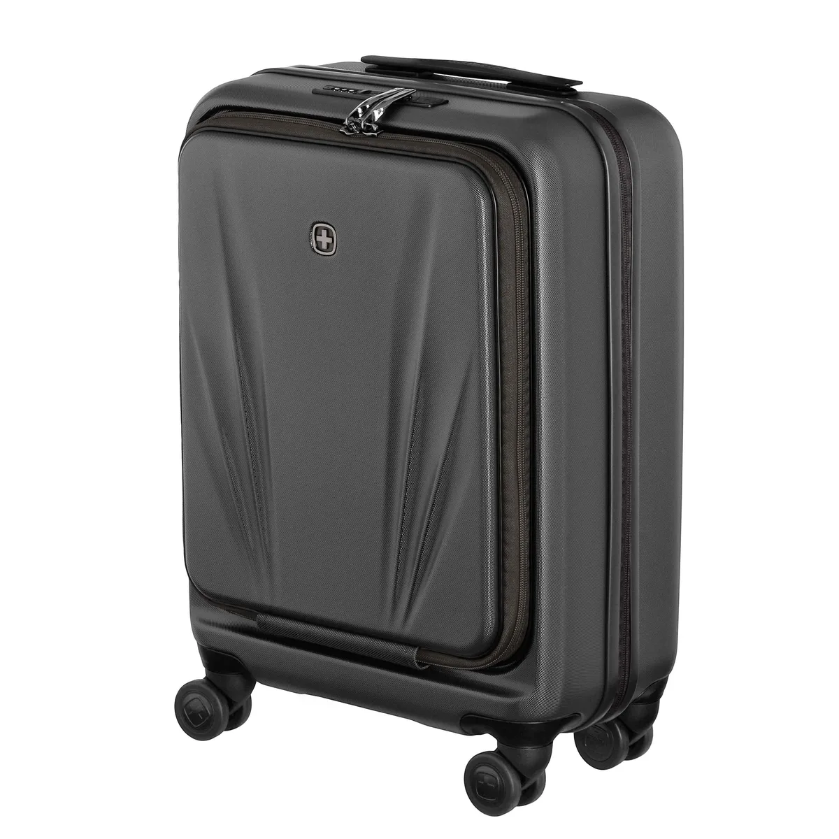 Валіза Wenger Skyon Hardside Carry-On, мала, з відсіком для н/б 16", полікарбонат, TSA, 4 колеса, розширення, USB, сірий