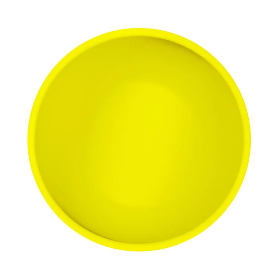 Миска WAUDOG Silicone 250 мл силікон жовта діаметр 125 мм