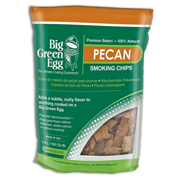 Треска для копчения Big Green Egg Пекан 0 68 кг коричневая