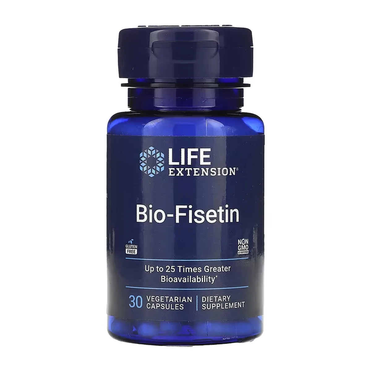 Біо-Фістин Life Extension капсули 30 vcaps без ГМО для максимальної біодоступності.