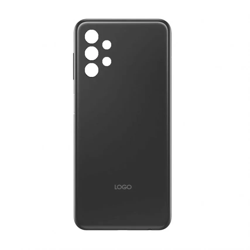 Задняя крышка Samsung High Quality серого цвета с стеклом камеры.