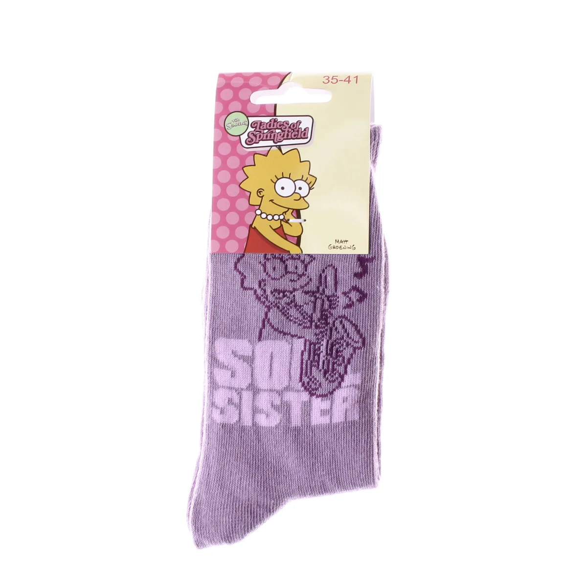 Шкарпетки SIMPSON бавовна 35-41 світло-фіолетовий