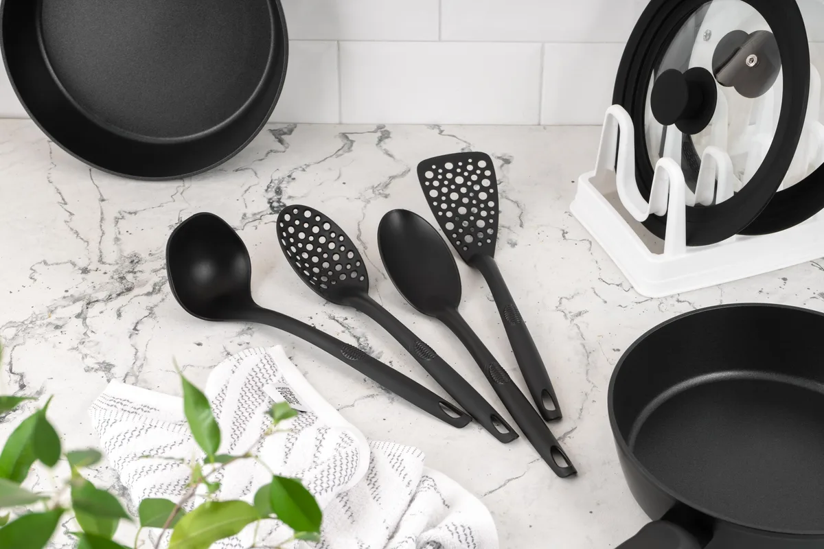 Набор кухонных аксессуаров ARDESTO Gemini Gourmet, 4 шт, пластиковый, черный