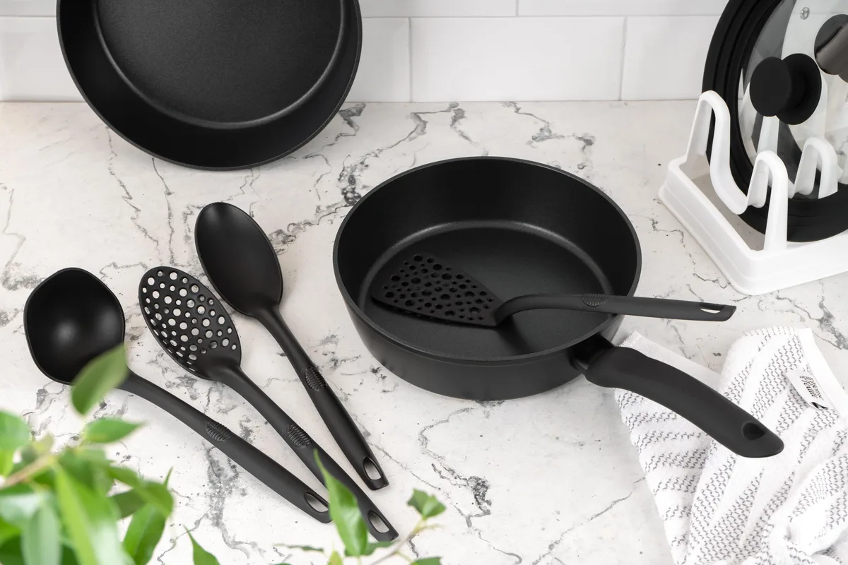 Набор кухонных аксессуаров ARDESTO Gemini Gourmet, 4 шт, пластиковый, черный