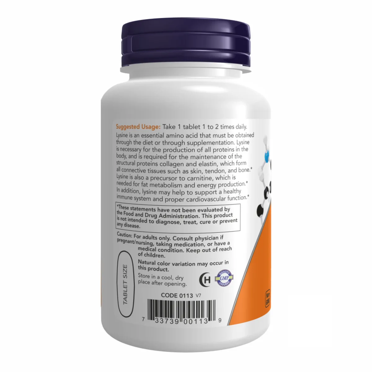 L-Lysine Now Foods 1000mg 100 таблеток