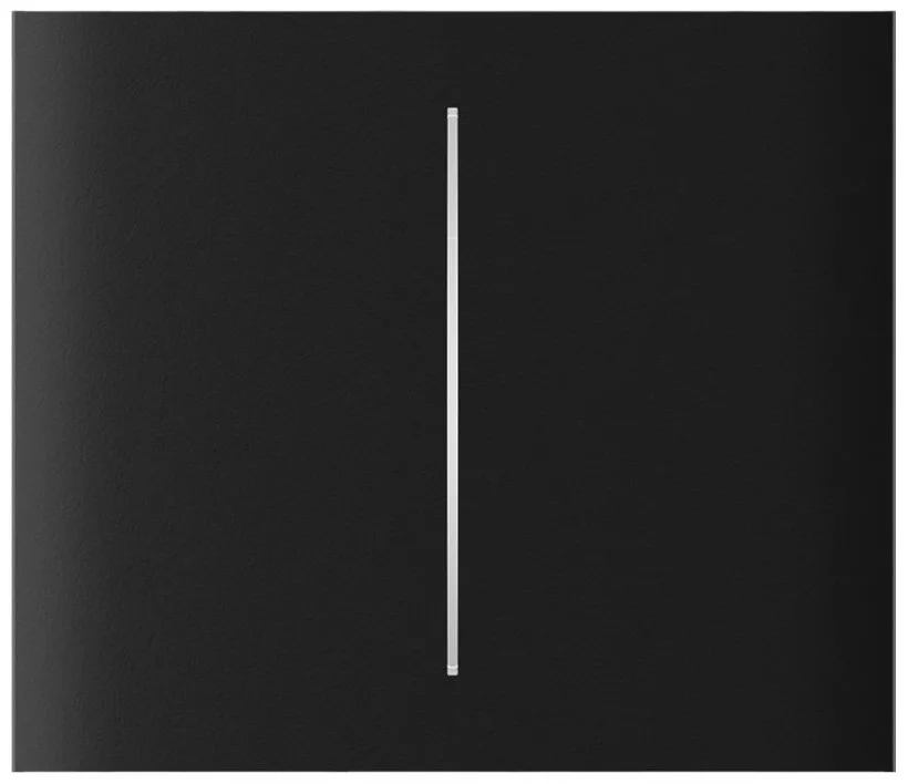 Кнопка центральна для двоклавішного вертикального вимикача Ajax CenterButton Vertical 2-gang for LightSwitch, Jeweler, бездротовий, чорний