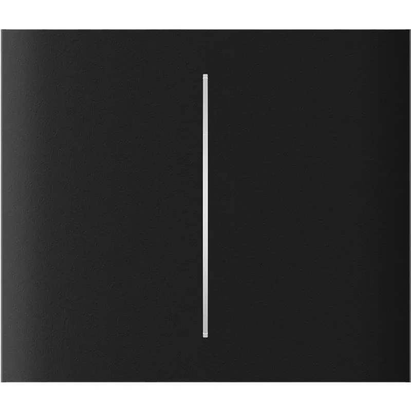 Кнопка центральная для двухклавишного вертикального выключателя Ajax CenterButton Vertical 2-gang для LightSwitch, Jeweler, беспроводная, черная.