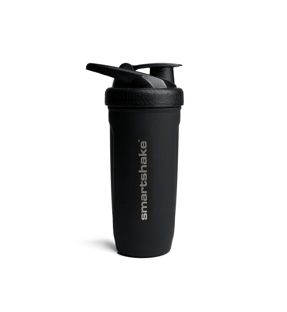 Шейкер спортивний SmartShake нержавіюча сталь 900 мл чорний