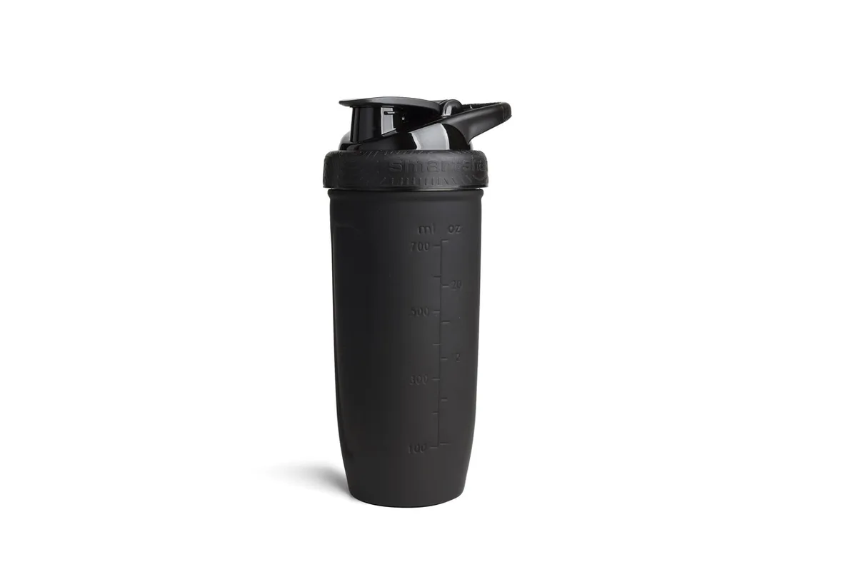 Шейкер спортивний SmartShake нержавіюча сталь 900 мл чорний