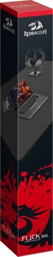 Килимок для миші Redragon Тканина Гума 1219х610х3 мм Чорний