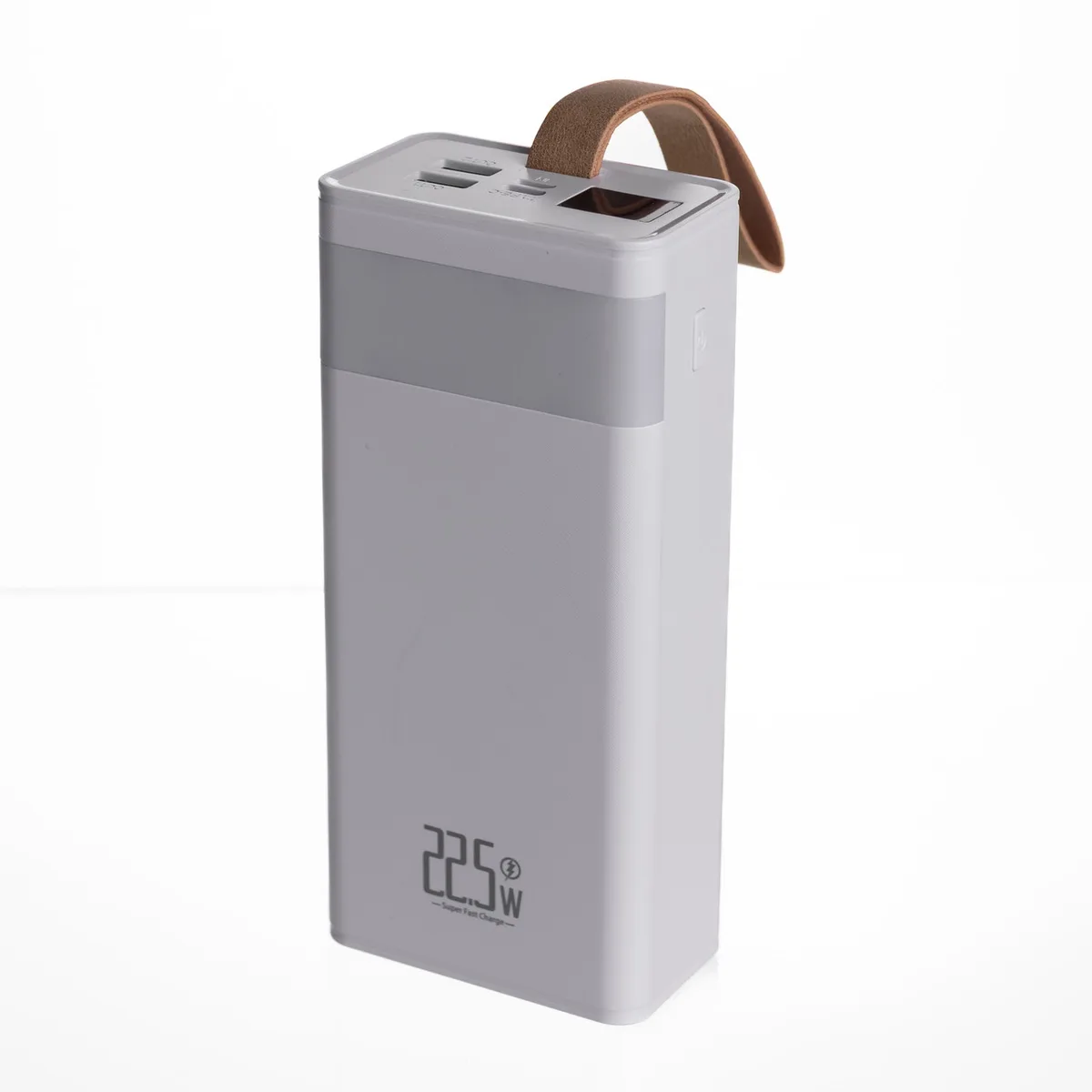 Повербанк 30000 mAh 22.5 Вт літій-полімерний білий з ліхтариком