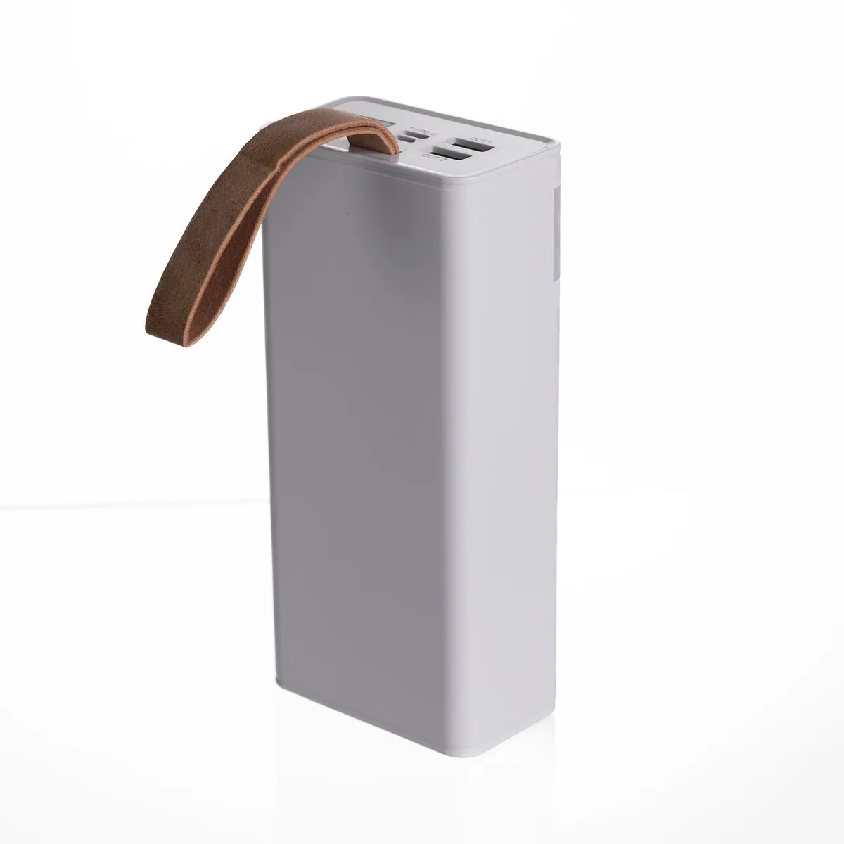 Повербанк 30000 mAh 22.5 Вт літій-полімерний білий з ліхтариком
