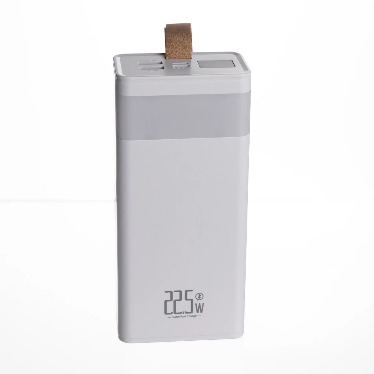 Повербанк 30000 mAh 22.5 Вт літій-полімерний білий з ліхтариком
