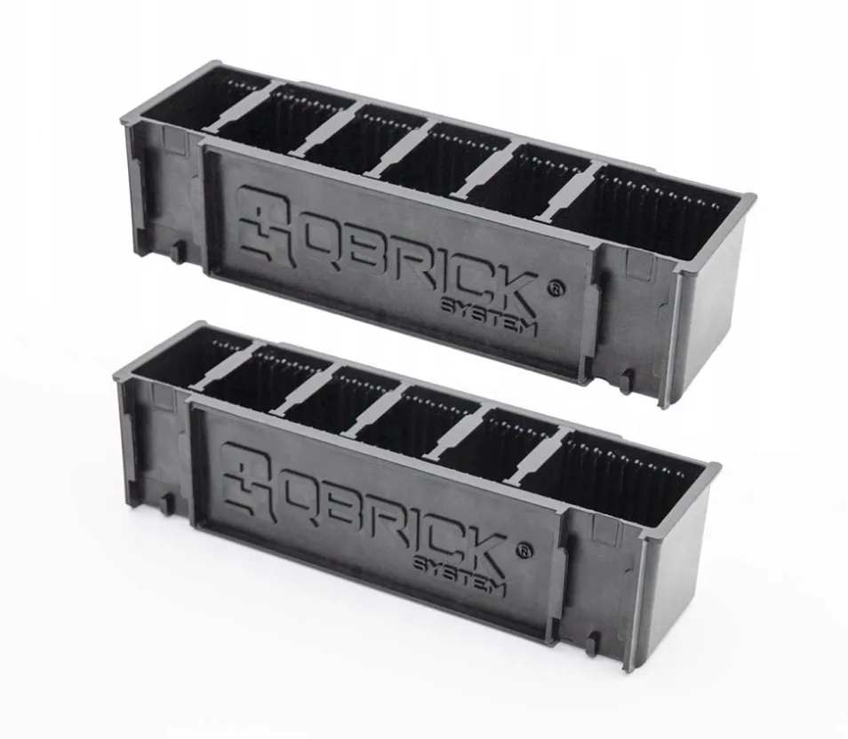 Тримачі для інструментів Qbrick пластик 66х40х261 мм чорний 2 шт