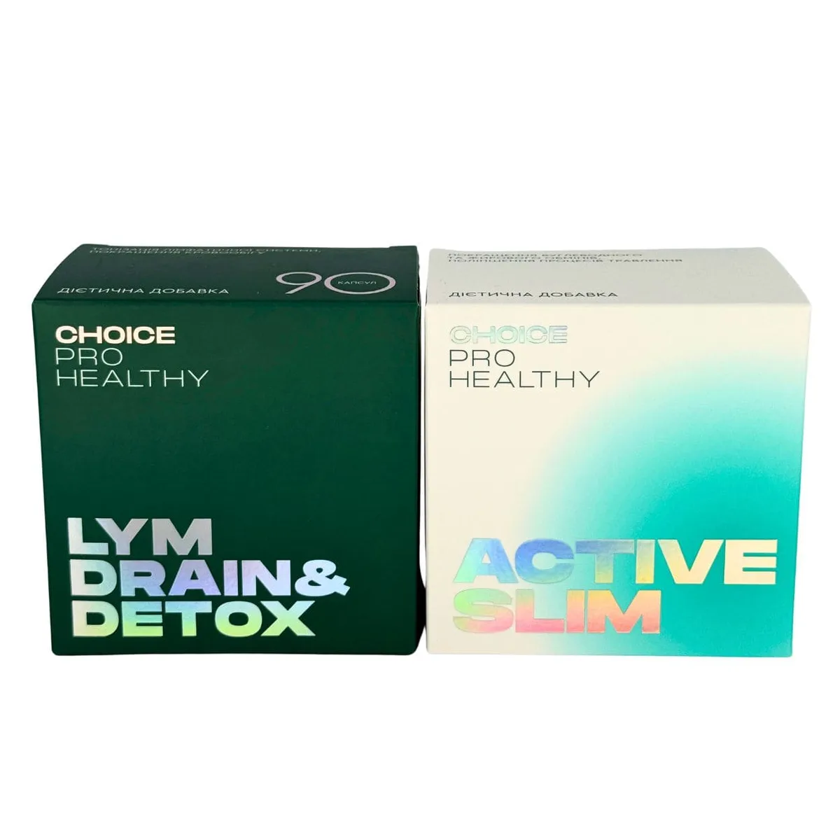Choice Курс Легкість та стрункість - Active Slim, Lym Drain & Detox 90 Чойс