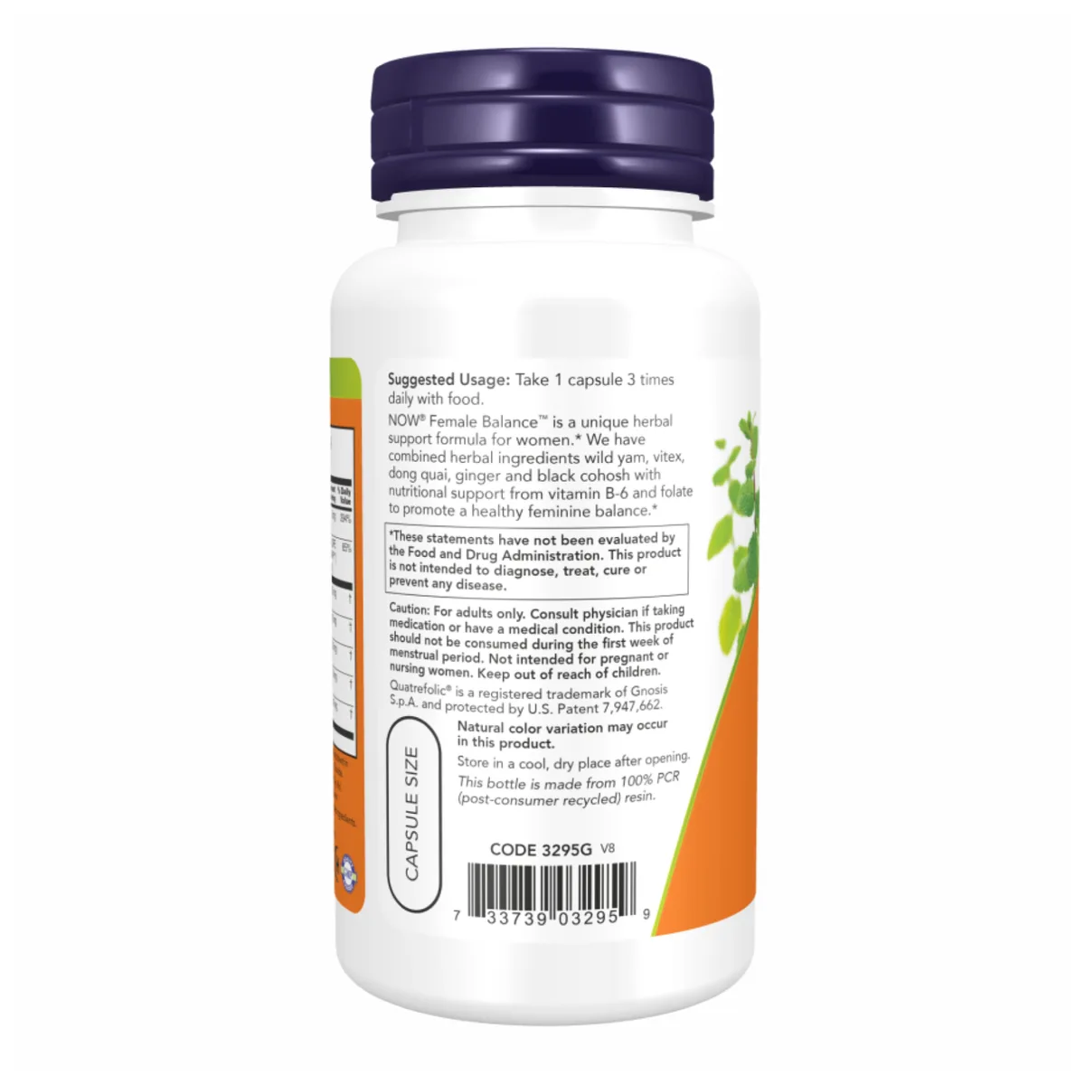Now Foods Female Balance вегетаріанські капсули 90 vcaps з диким ямсом, витексом, донг кваем.