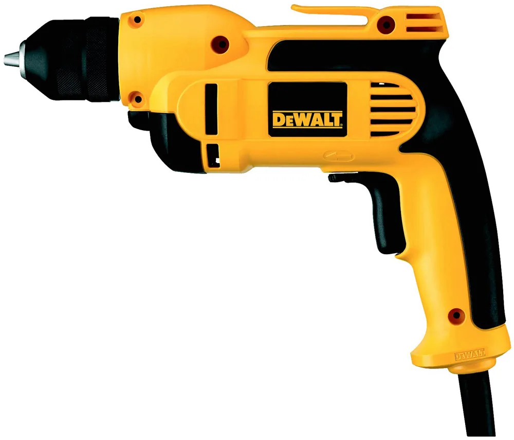 Дриль DeWalt 701 Вт, 10.9 Нм, 0-2500 об/хв, патрон 10 мм, вага 1.8 кг.