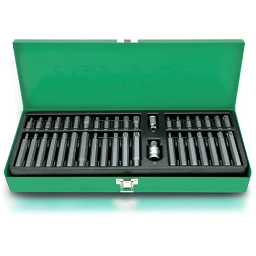 Набір біт Toptul GAAD4002 10мм HEX TORX SPLINE 40од метал 37х15,4х5 см