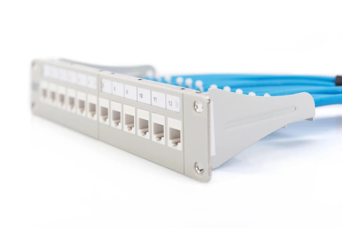Рама DIGITUS 10", 1U, для складальної патч-панелі 12 портів, сіра