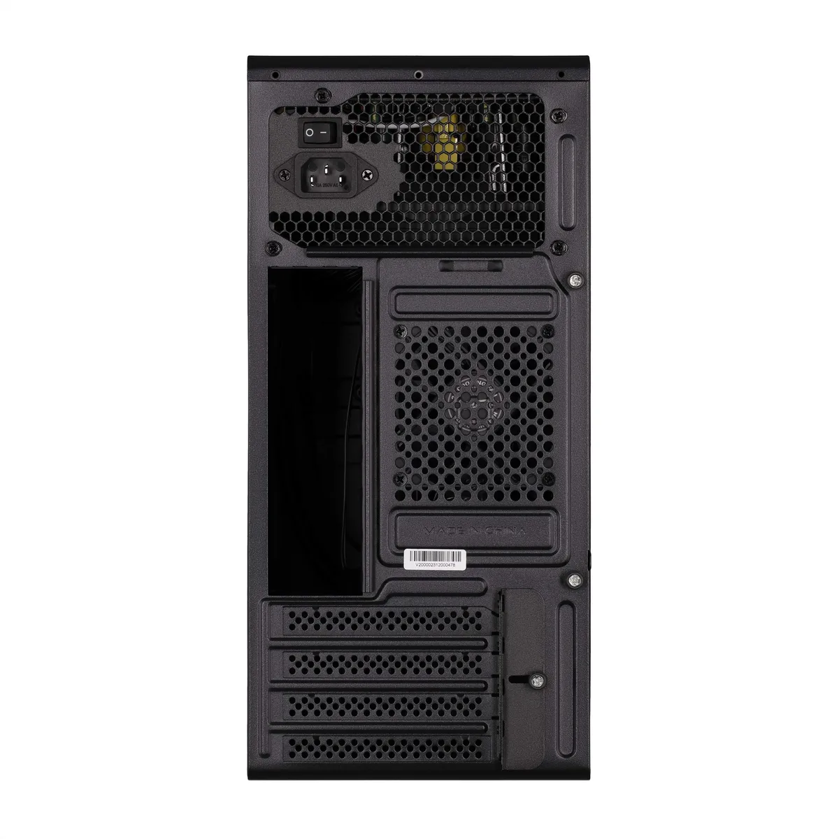 Корпус 2E mini tower чорний з БЖ 400 Вт 2xUSB3.0 1x80мм для mATX mini-ITX