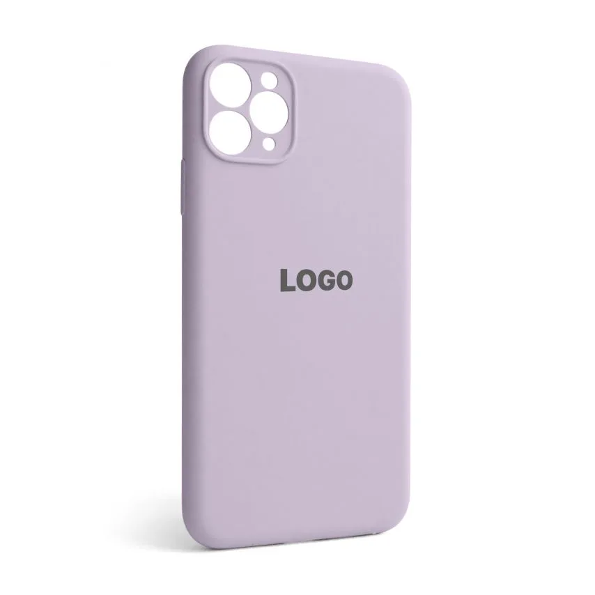 Чохол силіконовий для iPhone 11 Pro Max  фіолетовий закрита камера