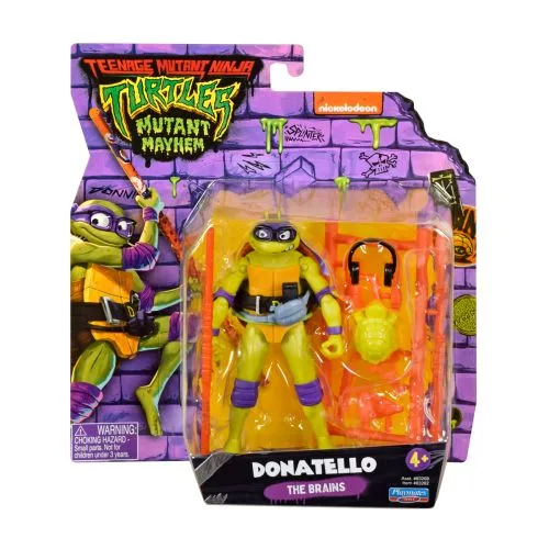 Ігрова фігурка TMNT Донателло 12 см з зброєю та підставкою