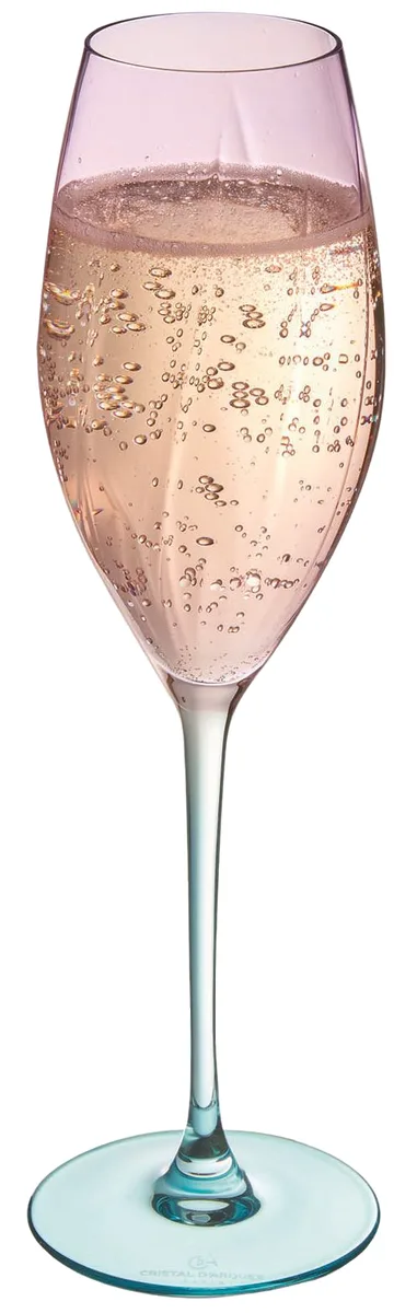 Набір келихів Cristal d'Arques Swirly кришталеве скло 210 мл 4 шт для шампанського