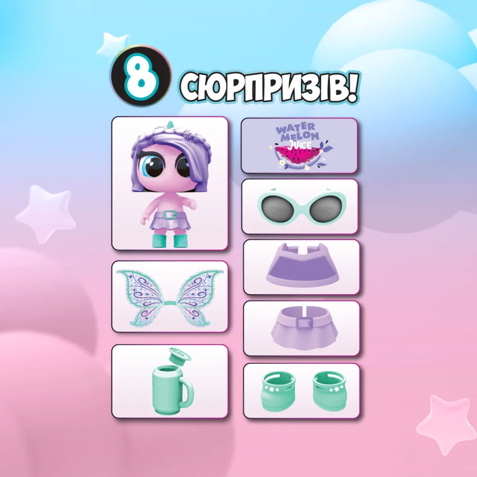 Игровой набор с фигуркой единорога ProDobro пластик 8 см розовый