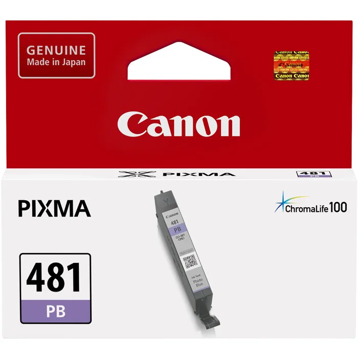 Картридж струменевий Canon CLI-481 PIXMA TS8140/9140/8240/8340 Photo Blue