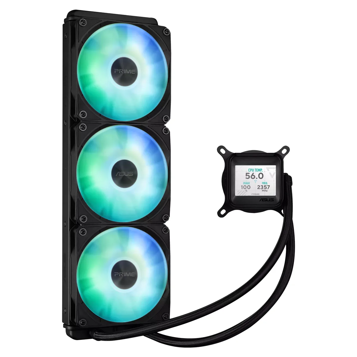 Система рідинного охолодження ASUS PRIME LC 360 ARGB LCD Intel LGA 1700, 1200, 1851, AMD AM4, AM5 ARGB LCD 	90RC00Z1-B0EAY0