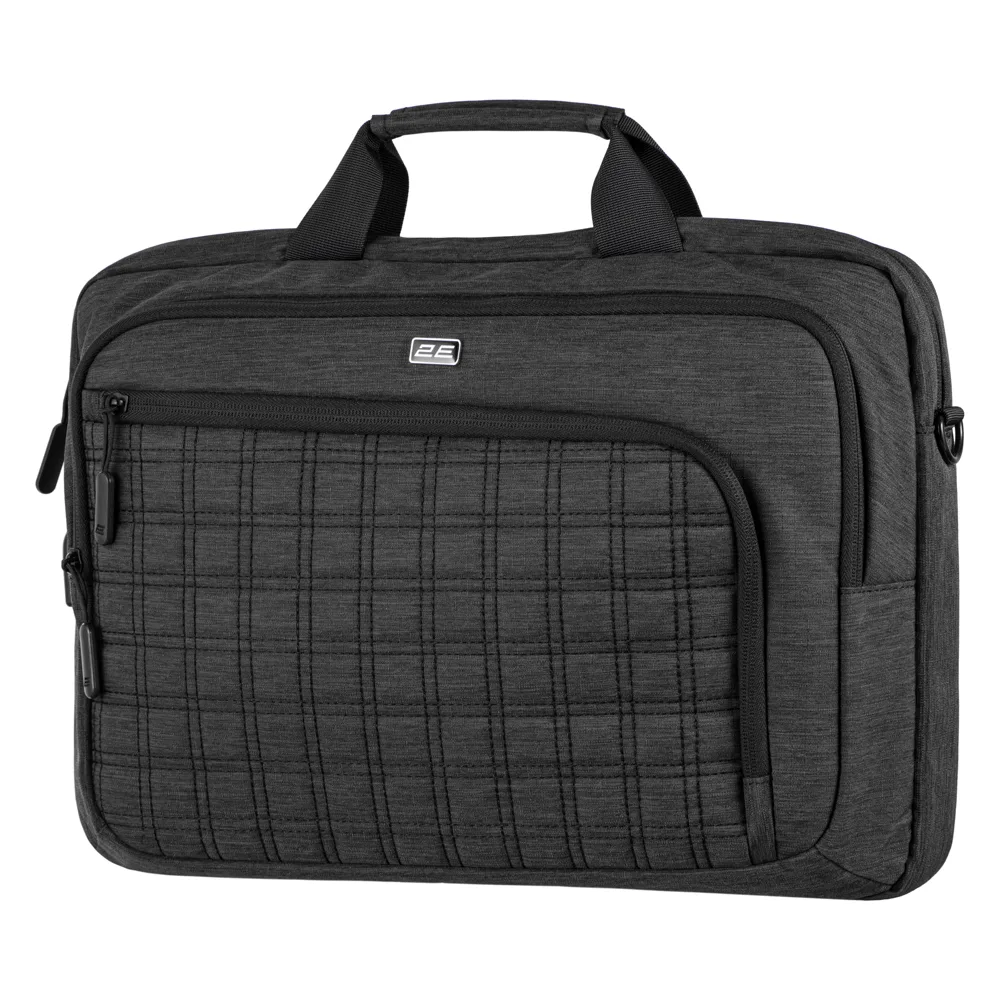 Сумка 2E CrossSquares 16", чорна